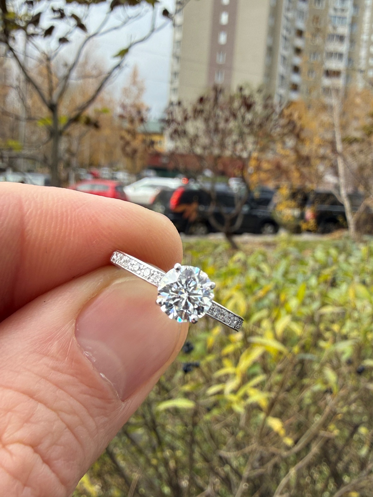 Кольцо с бриллиантами vc5001