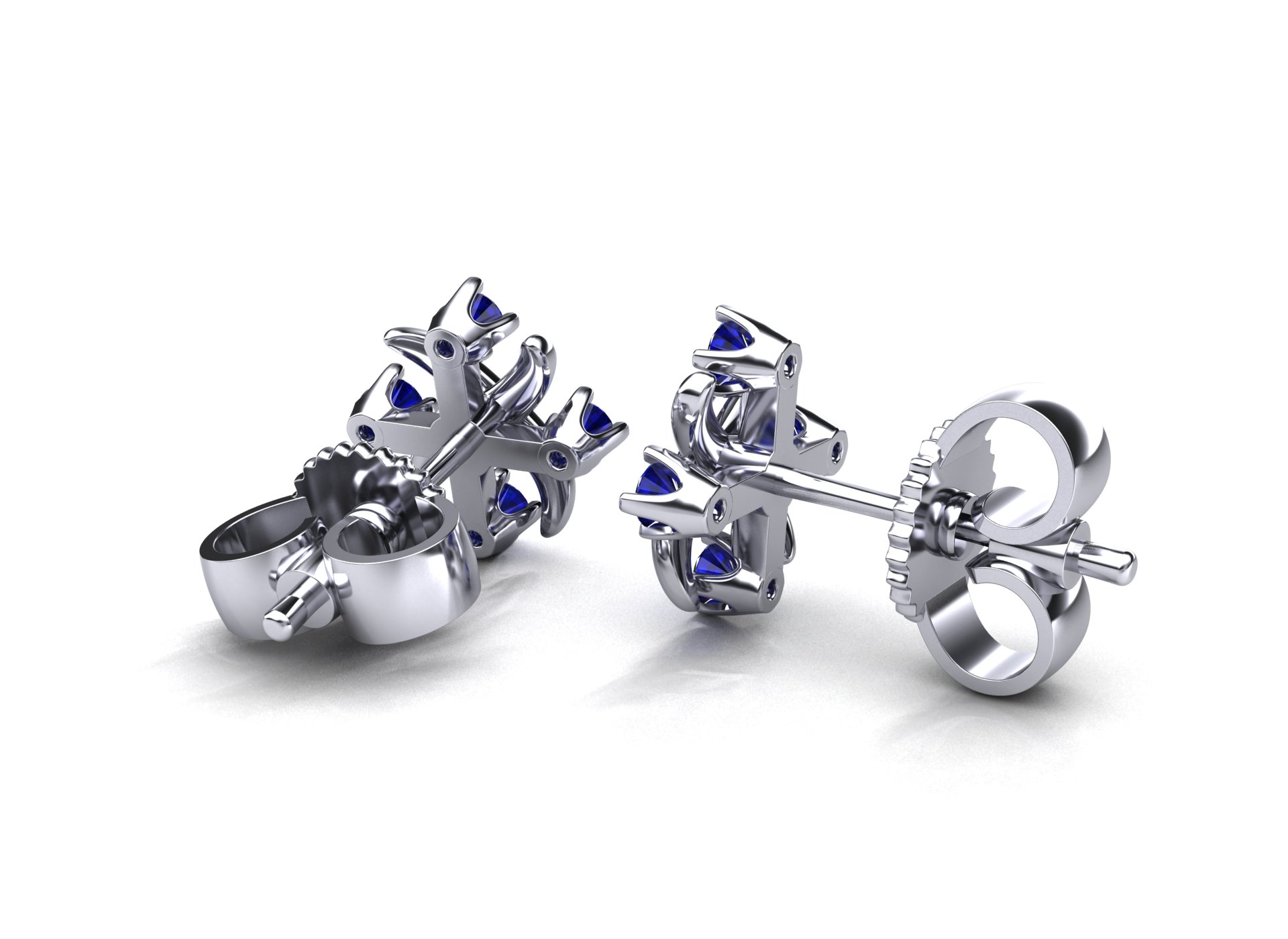 Серьги в стиле Tyffany vc4004