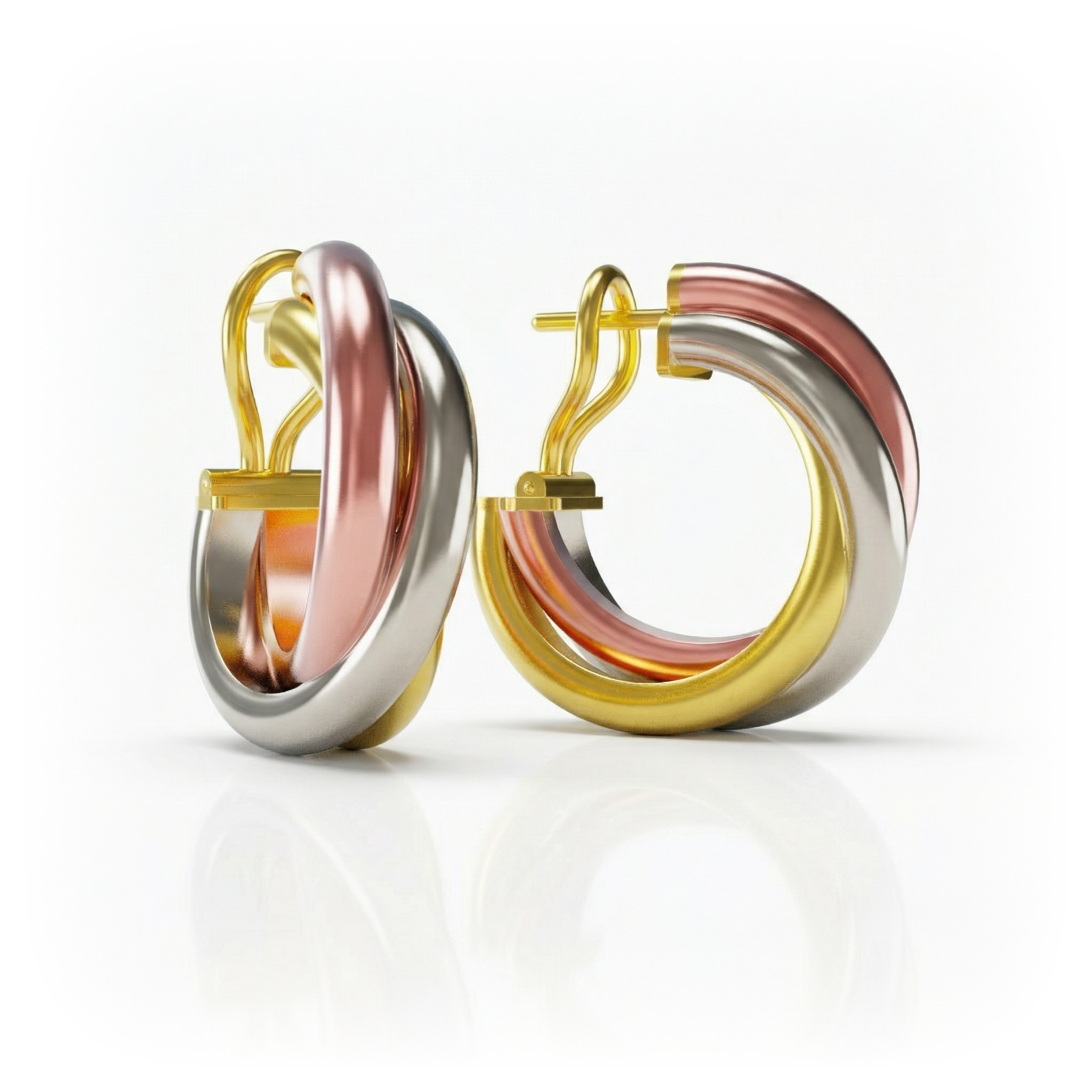 Серьги в стиле Cartier vd4001