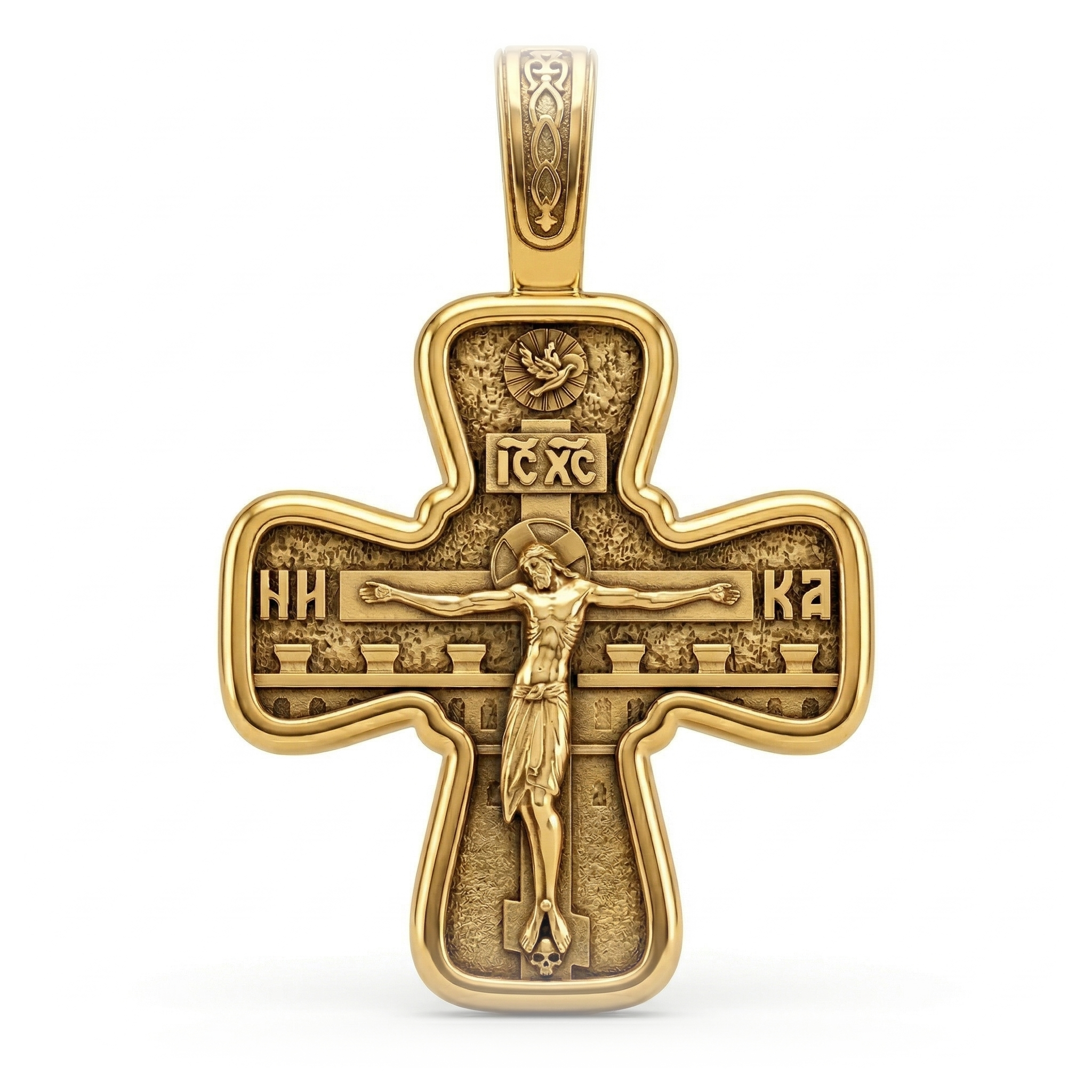 Elegant orthodox cross pendant vd7002
